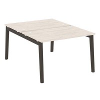 Onix Wood OW.D.RS-2.2.8 (Денвер светлый/Дуб темный) Рабочая станция, опоры - массив дерева