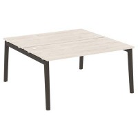 Onix Wood OW.D.RS-2.4.8 (Денвер светлый/Дуб темный) Рабочая станция, опоры - массив дерева