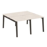 Onix Wood OW.D.RS-4.0.8 (Денвер светлый/Дуб темный) Рабочая станция, опоры - массив дерева