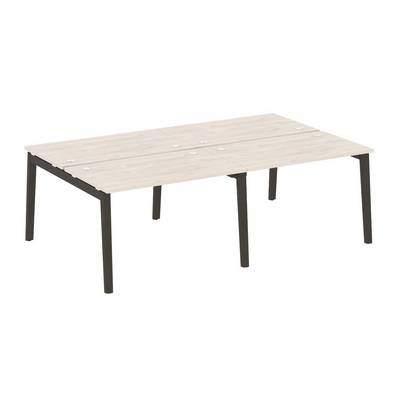 Onix Wood OW.D.RS-4.2.7 (Денвер светлый/Дуб темный) Рабочая станция, опоры - массив дерева