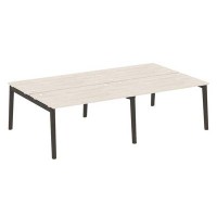 Onix Wood OW.D.RS-4.3.8 (Денвер светлый/Дуб темный) Рабочая станция, опоры - массив дерева