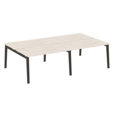 Onix Wood OW.D.RS-4.3.8 (Денвер светлый/Дуб темный) Рабочая станция, опоры - массив дерева