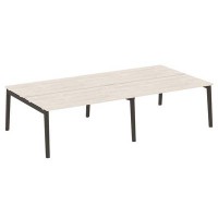 Onix Wood OW.D.RS-4.4.8 (Денвер светлый/Дуб темный) Рабочая станция, опоры - массив дерева