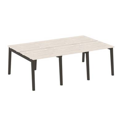 Onix Wood OW.D.RS-6.0.7 (Денвер светлый/Дуб темный) Рабочая станция, опоры - массив дерева