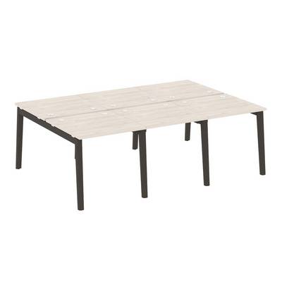 Onix Wood OW.D.RS-6.0.8 (Денвер светлый/Дуб темный) Рабочая станция, опоры - массив дерева