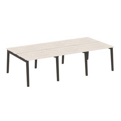 Onix Wood OW.D.RS-6.1.7 (Денвер светлый/Дуб темный) Рабочая станция, опоры - массив дерева