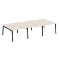 Onix Wood OW.D.RS-6.2.8 (Денвер светлый/Дуб темный) Рабочая станция, опоры - массив дерева