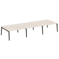 Onix Wood OW.D.RS-6.4.8 (Денвер светлый/Дуб темный) Рабочая станция, опоры - массив дерева