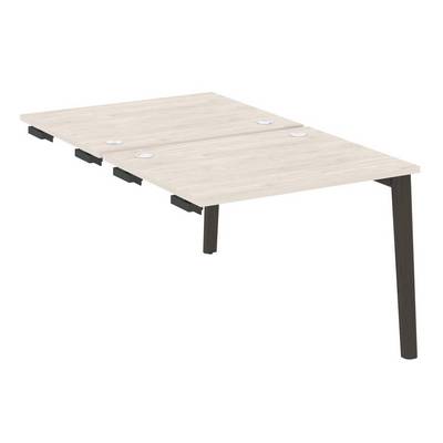 Onix Wood OW.D.SPR-1.8 (Денвер светлый/Дуб темный) Стол-приставка двойной  к опорным элементам, опоры - массив дерева