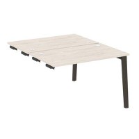 Onix Wood OW.D.SPR-2.7 (Денвер светлый/Дуб темный) Стол-приставка двойной  к опорным элементам, опоры - массив дерева