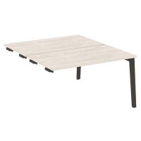 Onix Wood OW.D.SPR-3.8 (Денвер светлый/Дуб темный) Стол-приставка двойной  к опорным элементам, опоры - массив дерева