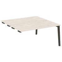 Onix Wood OW.D.SPR-4.8 (Денвер светлый/Дуб темный) Стол-приставка двойной  к опорным элементам, опоры - массив дерева