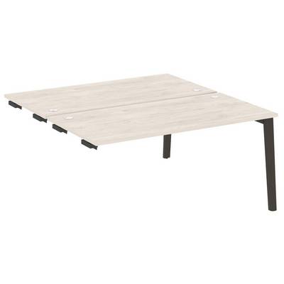 Onix Wood OW.D.SPR-4.8 (Денвер светлый/Дуб темный) Стол-приставка двойной  к опорным элементам, опоры - массив дерева