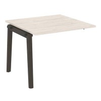 Onix Wood OW.NPRG-1 (Денвер светлый/Дуб темный) Проходной наборный элемент переговорного стола, опоры - массив дерева