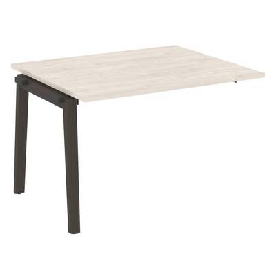 Onix Wood OW.NPRG-2 (Денвер светлый/Дуб темный) Проходной наборный элемент переговорного стола, опоры - массив дерева