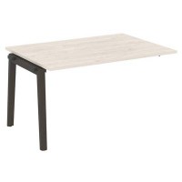 Onix Wood OW.NPRG-3 (Денвер светлый/Дуб темный) Проходной наборный элемент переговорного стола, опоры - массив дерева