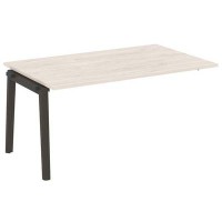 Onix Wood OW.NPRG-4 (Денвер светлый/Дуб темный) Проходной наборный элемент переговорного стола, опоры - массив дерева