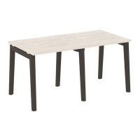 Onix Wood OW.RS-2.0.8 (Денвер светлый/Дуб темный) Рабочая станция, опоры - массив дерева