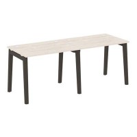 Onix Wood OW.RS-2.1.7 (Денвер светлый/Дуб темный) Рабочая станция, опоры - массив дерева