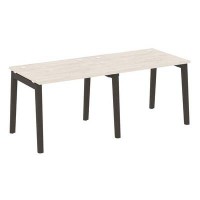 Onix Wood OW.RS-2.1.8 (Денвер светлый/Дуб темный) Рабочая станция, опоры - массив дерева