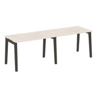 Onix Wood OW.RS-2.2.7 (Денвер светлый/Дуб темный) Рабочая станция, опоры - массив дерева