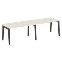 Onix Wood OW.RS-2.3.8 (Денвер светлый/Дуб темный) Рабочая станция, опоры - массив дерева