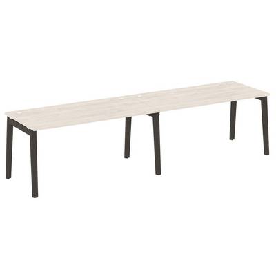 Onix Wood OW.RS-2.4.8 (Денвер светлый/Дуб темный) Рабочая станция, опоры - массив дерева