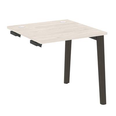 Onix Wood OW.SPR-0.8 (Денвер светлый/Дуб темный) Стол-приставка к опорным элементам, опоры - массив дерева