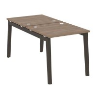 Onix Wood OW.D.RS-2.0.8 (Дуб аризона/Дуб темный) Рабочая станция, опоры - массив дерева