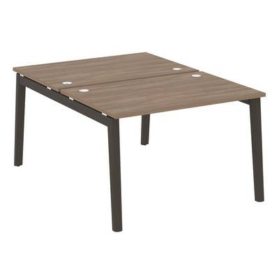 Onix Wood OW.D.RS-2.2.8 (Дуб аризона/Дуб темный) Рабочая станция, опоры - массив дерева