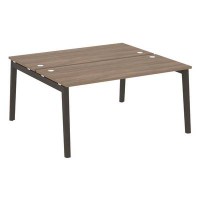 Onix Wood OW.D.RS-2.4.7 (Дуб аризона/Дуб темный) Рабочая станция, опоры - массив дерева