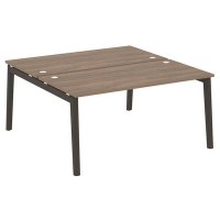 Onix Wood OW.D.RS-2.4.8 (Дуб аризона/Дуб темный) Рабочая станция, опоры - массив дерева