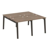 Onix Wood OW.D.RS-4.0.8 (Дуб аризона/Дуб темный) Рабочая станция, опоры - массив дерева