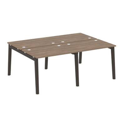 Onix Wood OW.D.RS-4.1.7 (Дуб аризона/Дуб темный) Рабочая станция, опоры - массив дерева