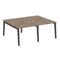 Onix Wood OW.D.RS-4.1.8 (Дуб аризона/Дуб темный) Рабочая станция, опоры - массив дерева