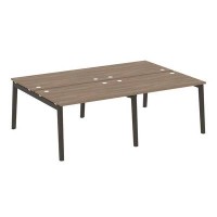 Onix Wood OW.D.RS-4.2.8 (Дуб аризона/Дуб темный) Рабочая станция, опоры - массив дерева