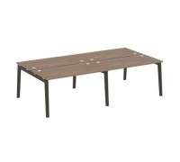 Оникс Вуд OW.D.RS-4.3.7 (Дуб аризона/Дуб темный) Рабочая станция, опоры - массив дерева