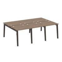 Onix Wood OW.D.RS-6.0.8 (Дуб аризона/Дуб темный) Рабочая станция, опоры - массив дерева