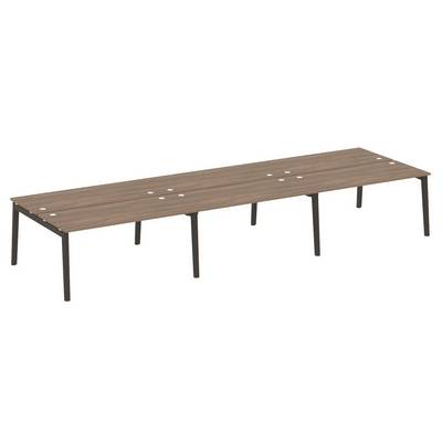 Onix Wood OW.D.RS-6.4.7 (Дуб аризона/Дуб темный) Рабочая станция, опоры - массив дерева