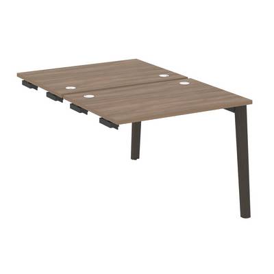 Onix Wood OW.D.SPR-1.7 (Дуб аризона/Дуб темный) Стол-приставка двойной  к опорным элементам, опоры - массив дерева