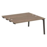 Onix Wood OW.D.SPR-4.7 (Дуб аризона/Дуб темный) Стол-приставка двойной  к опорным элементам, опоры - массив дерева