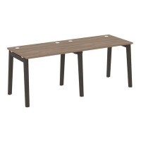 Onix Wood OW.RS-2.1.7 (Дуб аризона/Дуб темный) Рабочая станция, опоры - массив дерева