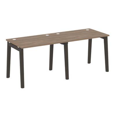 Onix Wood OW.RS-2.1.7 (Дуб аризона/Дуб темный) Рабочая станция, опоры - массив дерева