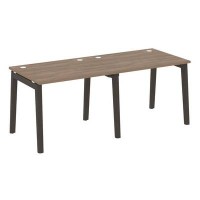 Onix Wood OW.RS-2.1.8 (Дуб аризона/Дуб темный) Рабочая станция, опоры - массив дерева