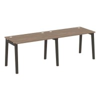 Onix Wood OW.RS-2.2.7 (Дуб аризона/Дуб темный) Рабочая станция, опоры - массив дерева