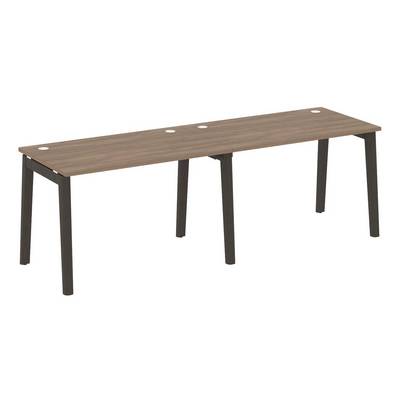 Onix Wood OW.RS-2.2.7 (Дуб аризона/Дуб темный) Рабочая станция, опоры - массив дерева