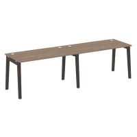 Onix Wood OW.RS-2.3.7 (Дуб аризона/Дуб темный) Рабочая станция, опоры - массив дерева