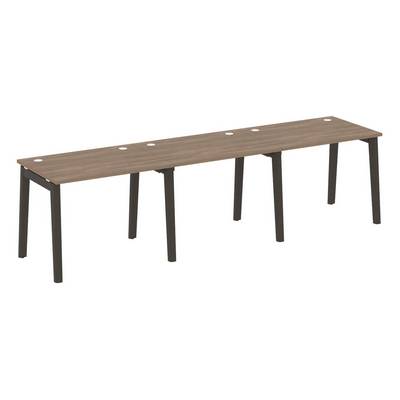 Onix Wood OW.RS-3.1.7 (Дуб аризона/Дуб темный) Рабочая станция, опоры - массив дерева