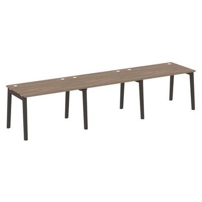 Onix Wood OW.RS-3.2.8 (Дуб аризона/Дуб темный) Рабочая станция, опоры - массив дерева