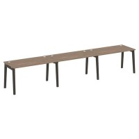 Onix Wood OW.RS-3.3.7 (Дуб аризона/Дуб темный) Рабочая станция, опоры - массив дерева